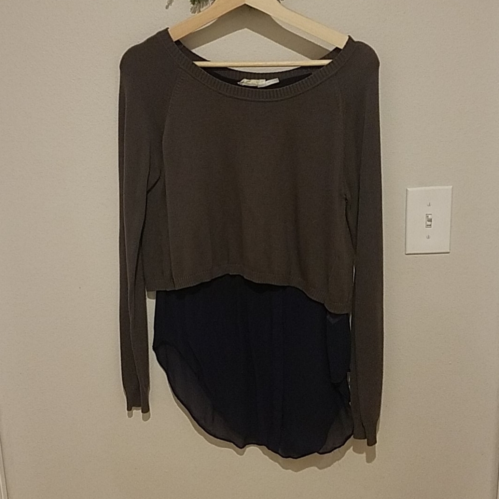 The Addison Story . Layered Sweater